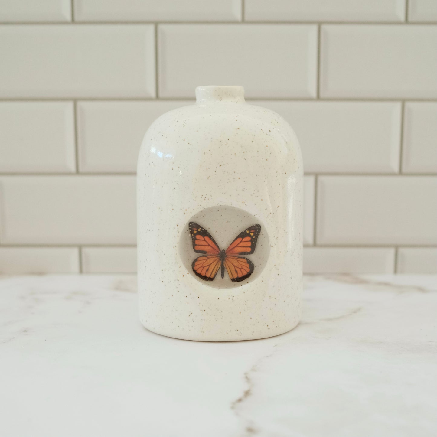 Butterfly Dew Drop Vases