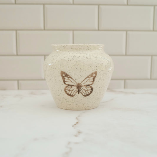 Speckled Butterfly Vase #1
