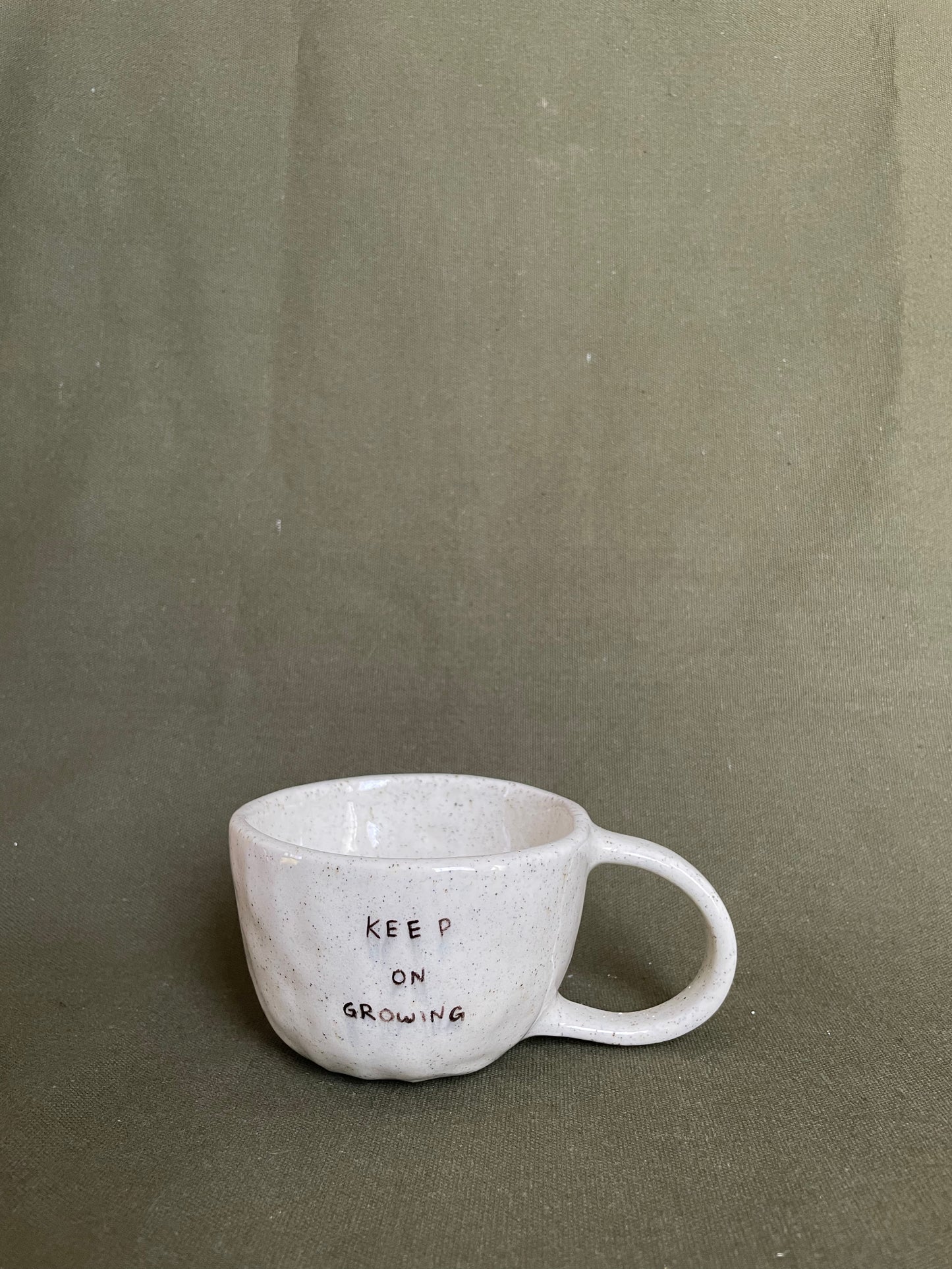 Monstera 'Keep on growing' Mug and Saucer Set